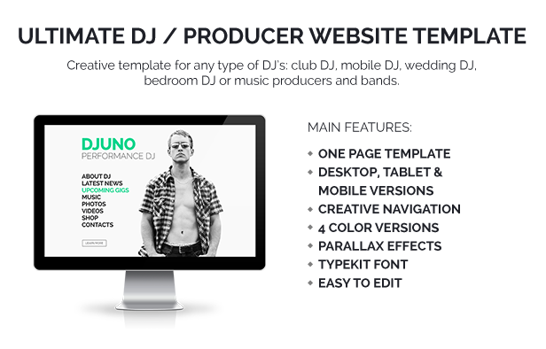 DJuno - Ultimate DJ / Producer Muse Template - 1