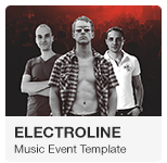 Music Event Adobe Muse Template