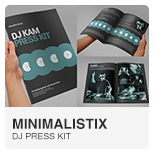 Minimalistix - DJ Press Kit template