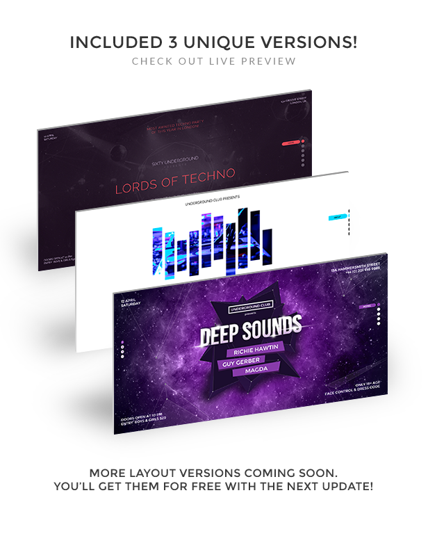 Party Promoter - Club Music Event Muse Template - 1