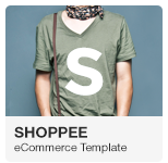 Shoppee - Stylish eCommerce Adobe Muse Template with Gumroad integration