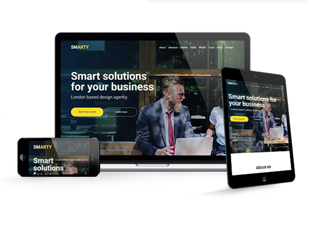 SmArty - Multipurpose Responsive Muse Template - 1