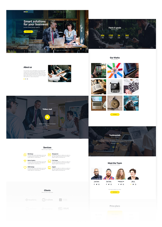 SmArty - Multipurpose Responsive Muse Template - 2